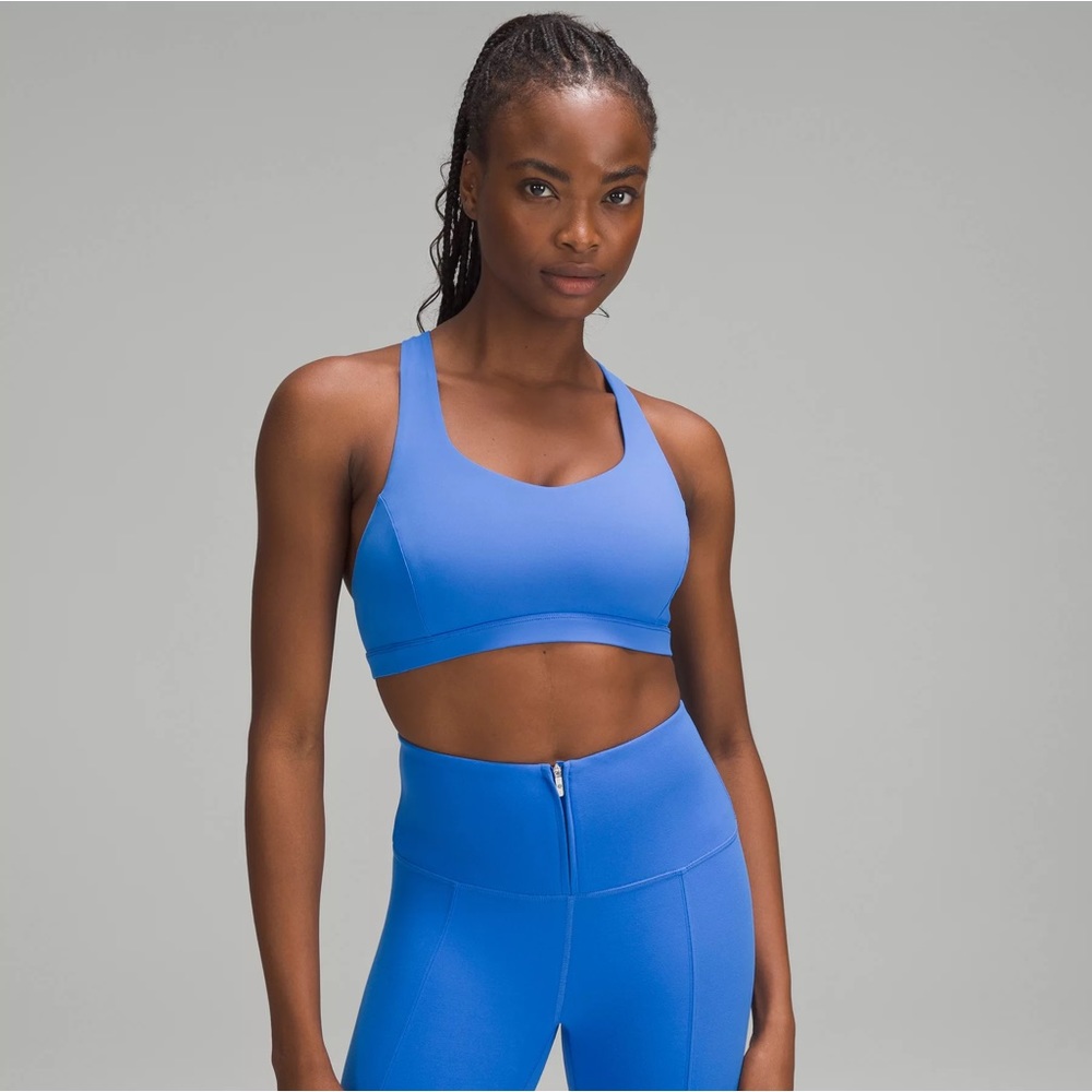 Lululemon | Free to Be Serene Bra Pipe Dream Blue